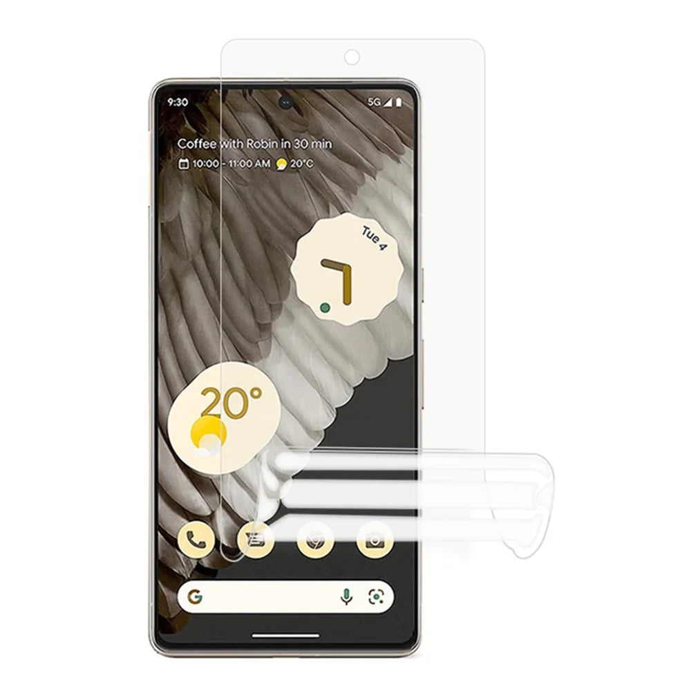 Phone Screen Protector for Google Pixel 8 Pro , Ultra Clear Soft Hydrogel TPU Full Coverage Anti-Scratch Screen Film - 1