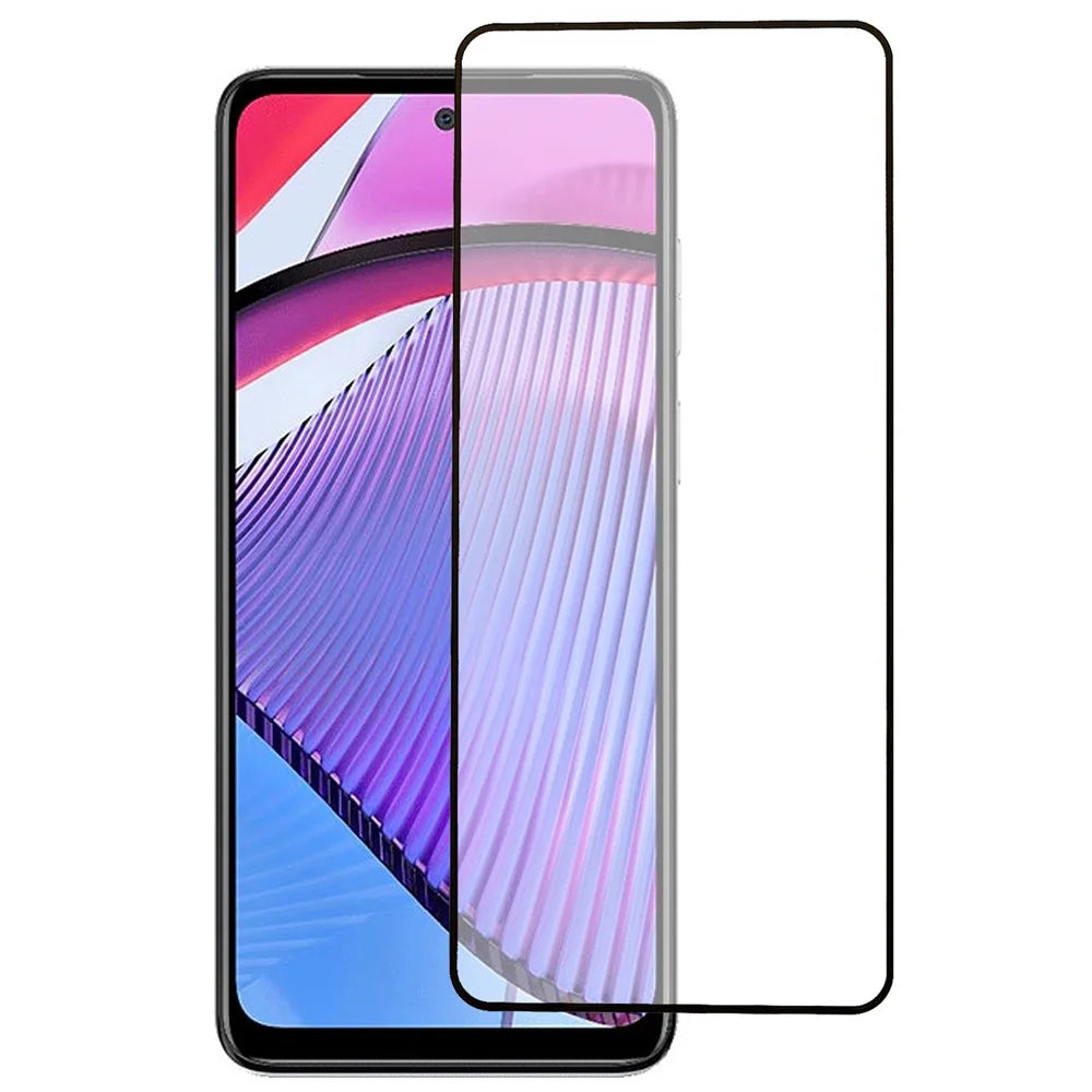 For Motorola Moto G Power 5G Silk Printing Full Screen Protector Full Glue Tempered Glass Anti-scratch Film - 1