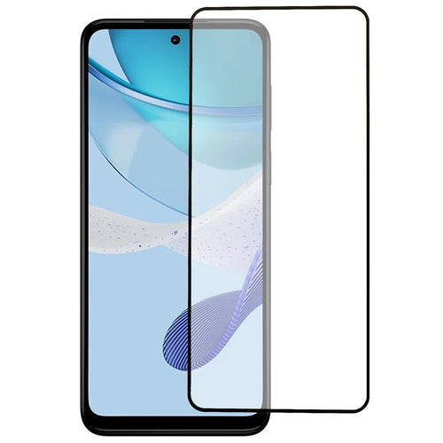 For Motorola Moto G 5G (2023) Silk Printing Tempered Glass Protective Film Full Glue Full Screen Protector - 1