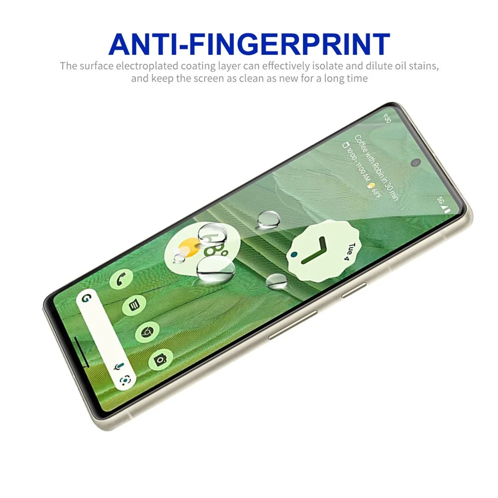 ENKAY HAT PRINCE 9H 0.26mm Screen Protector for Google Pixel 7a , Silk Printing 2.5D High Aluminium-silicon Glass Film - 5