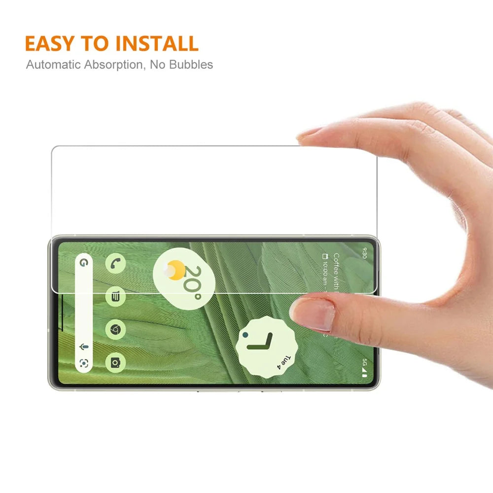 ENKAY HAT PRINCE Phone Screen Protector for Google Pixel 7a 9H 2.5D Arc Edge 0.26mm High Aluminium-silicon Glass Film - 4