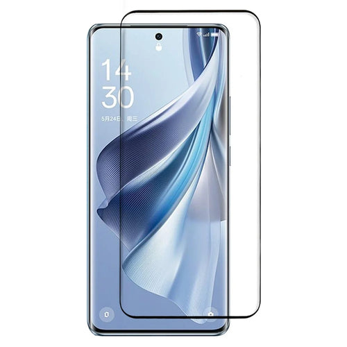 For Oppo Reno10 Pro 5G (Global) / Reno10 Pro+ 5G (Global) Tempered Glass Film 3D Curved Side Glue Full Screen Protector - 1