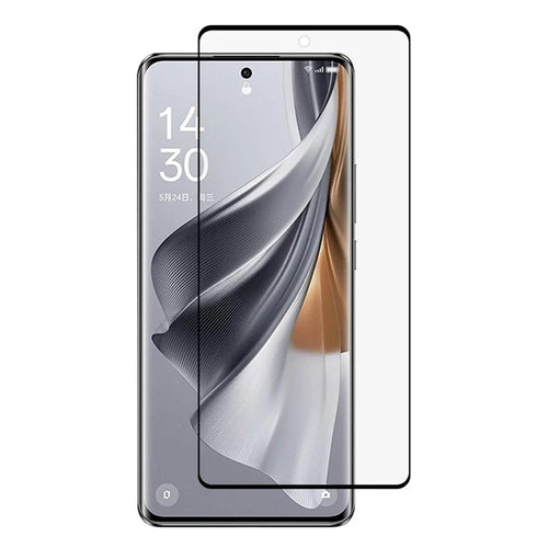 For Oppo Reno10 5G (Global) / Reno10 (China) 5G Tempered Glass Screen Protector 3D Curved Side Glue HD Clear Full Coverage Film - 1