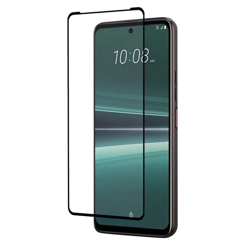 For HTC U23 / U23 Pro 5G Tempered Glass Full Screen Protector Full Glue Silk Printing Phone Screen Film - 1
