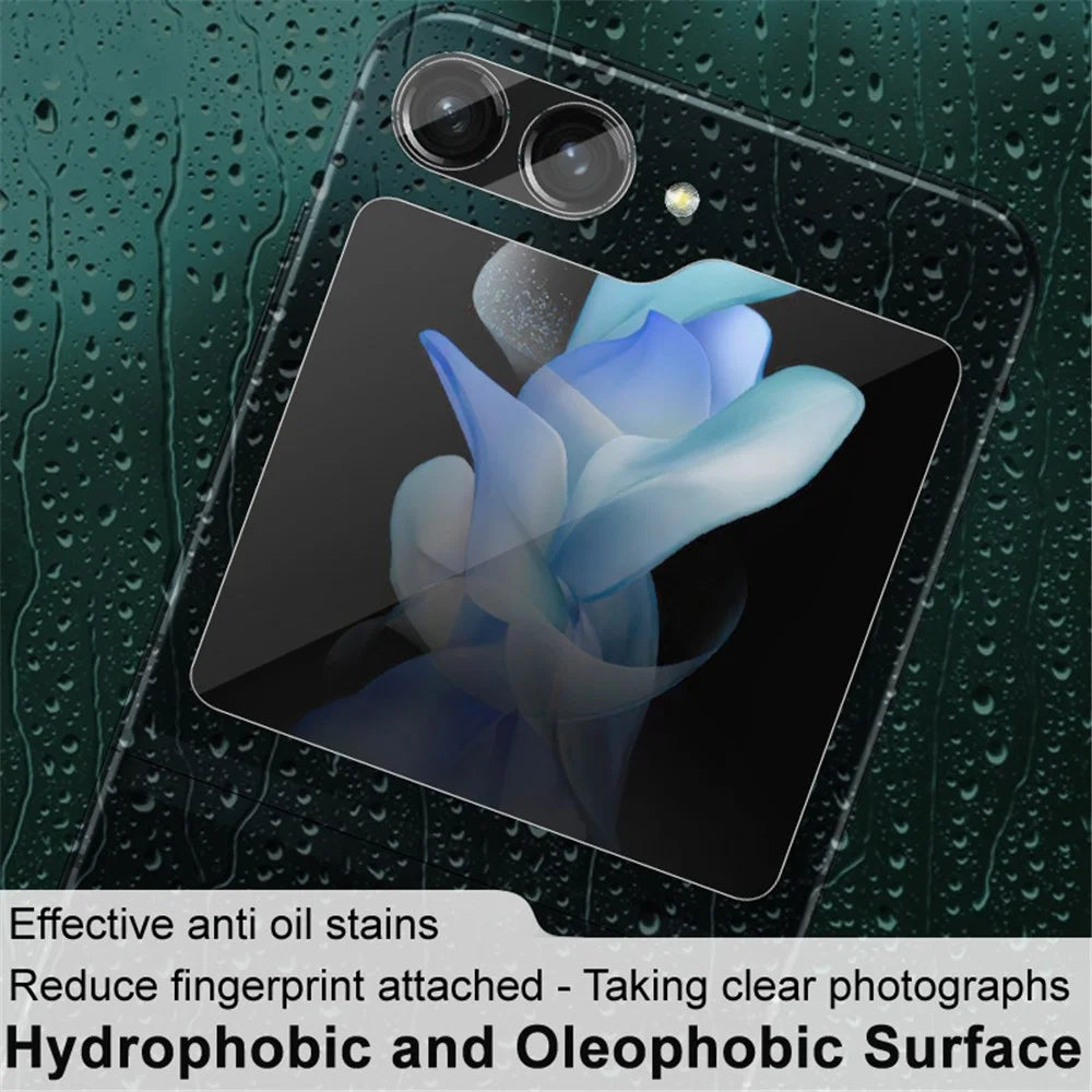IMAK For Samsung Galaxy Z Flip5 5G HD Tempered Glass Camera Lens Protector Integrated Lens Film Set with Back Screen Film - 6