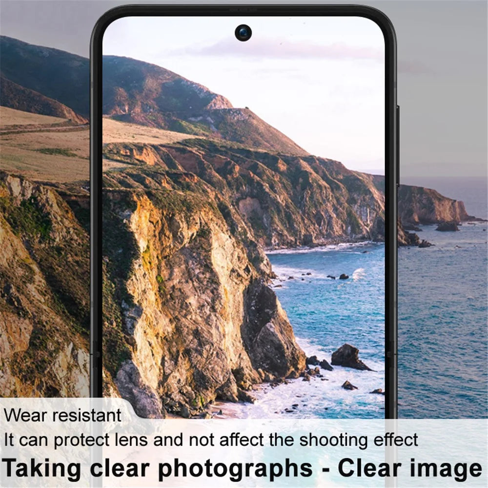 IMAK For Samsung Galaxy Z Flip5 5G HD Tempered Glass Camera Lens Protector Integrated Lens Film Set with Back Screen Film - 7
