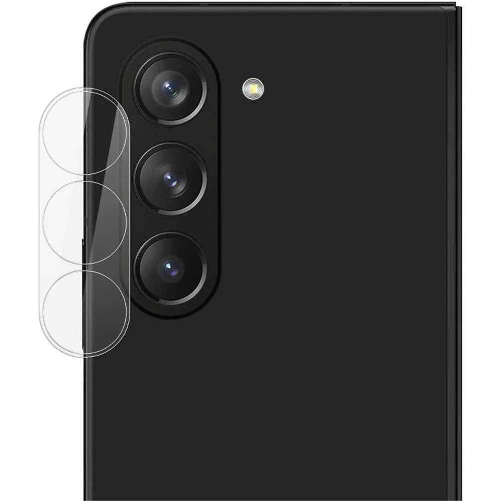 IMAK For Samsung Galaxy Z Fold5 5G HD Clear Integrated Camera Lens Film Clear Tempered Glass Lens Protector + Acrylic Lens Cap - 1