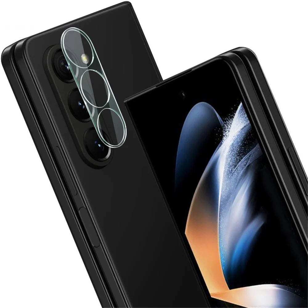 IMAK For Samsung Galaxy Z Fold5 5G HD Clear Integrated Camera Lens Film Clear Tempered Glass Lens Protector + Acrylic Lens Cap - 5