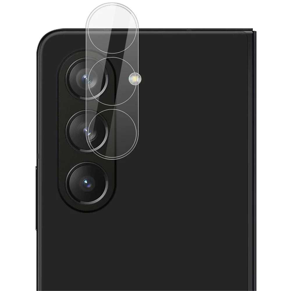 IMAK For Samsung Galaxy Z Fold5 5G HD Clear Integrated Camera Lens Film Clear Tempered Glass Lens Protector + Acrylic Lens Cap - 6