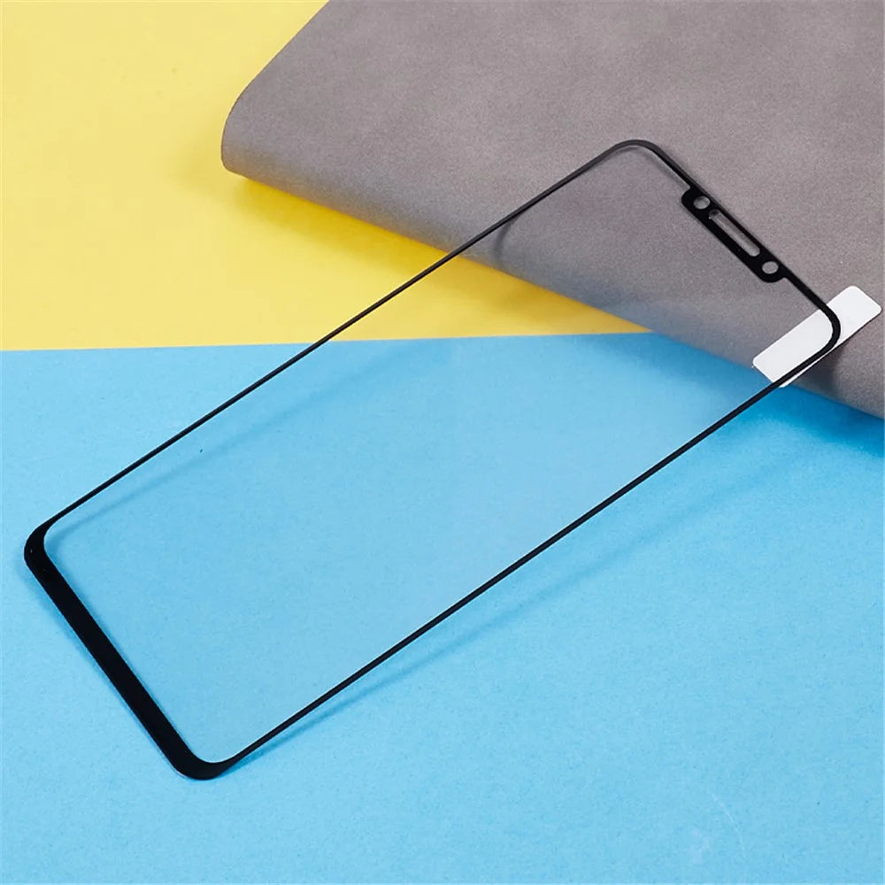 For Huawei nova Y91 4G Silk Printing Screen Protector HD Clarity Full Cover Full Glue Tempered Glass Film - 3