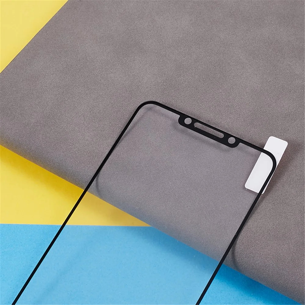 For Huawei nova Y91 4G Silk Printing Screen Protector HD Clarity Full Cover Full Glue Tempered Glass Film - 4