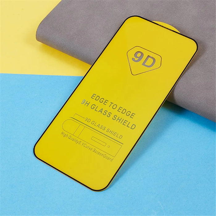 For iPhone 15 Plus Touch Sensitive Screen Protector 9D Side Glue Full Protection Tempered Glass Film - 3