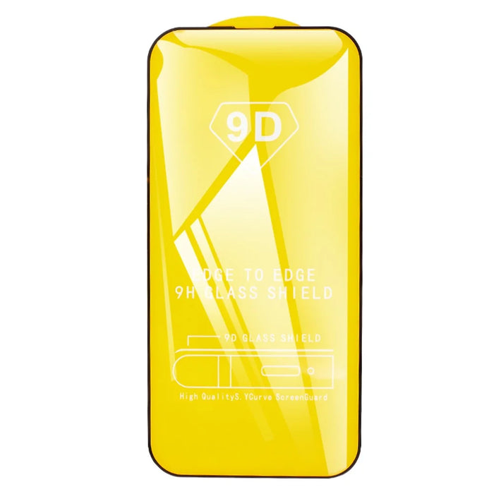 For iPhone 15 Tempered Glass Film Clear Side Glue 9D Anti Scratch Full Screen Protector - 1