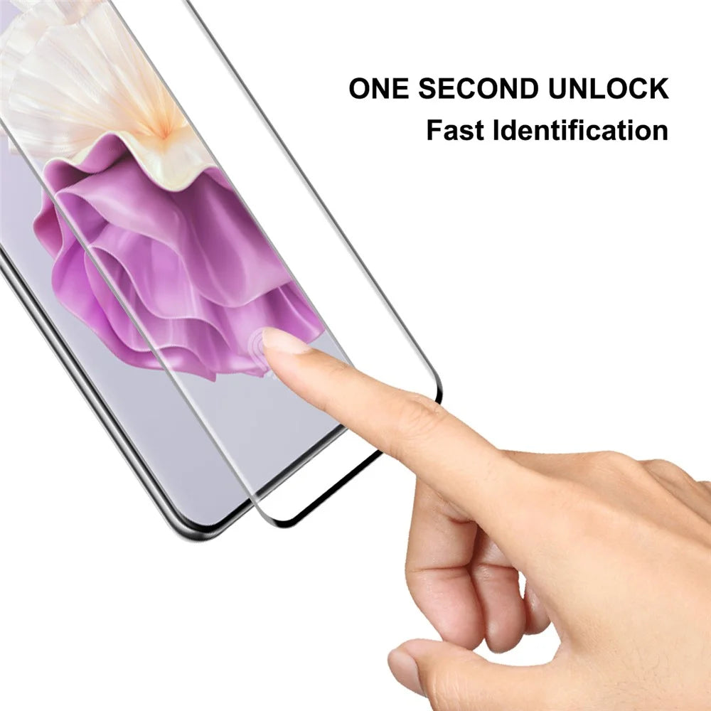ENKAY HAT PRINCE 5PCS For Huawei P60 / P60 Pro / P60 Art 9H Full Screen Protector 0.26mm 3D Curved Edge Tempered Glass Support Fingerprint Unlock - 4