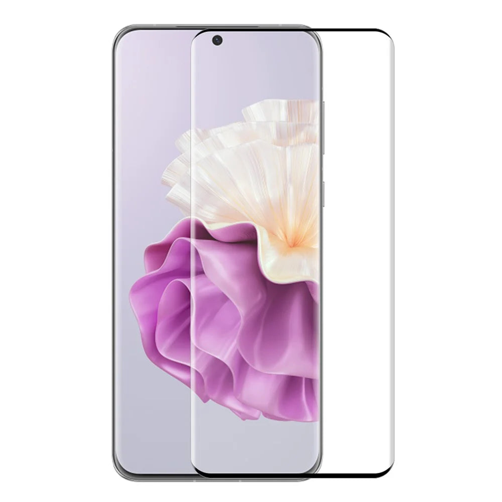 ENKAY HAT PRINCE Screen Protector for Huawei P60 / P60 Pro / P60 Art 3D Curved Side Glue Tempered Glass Support Fingerprint Unlock - 1