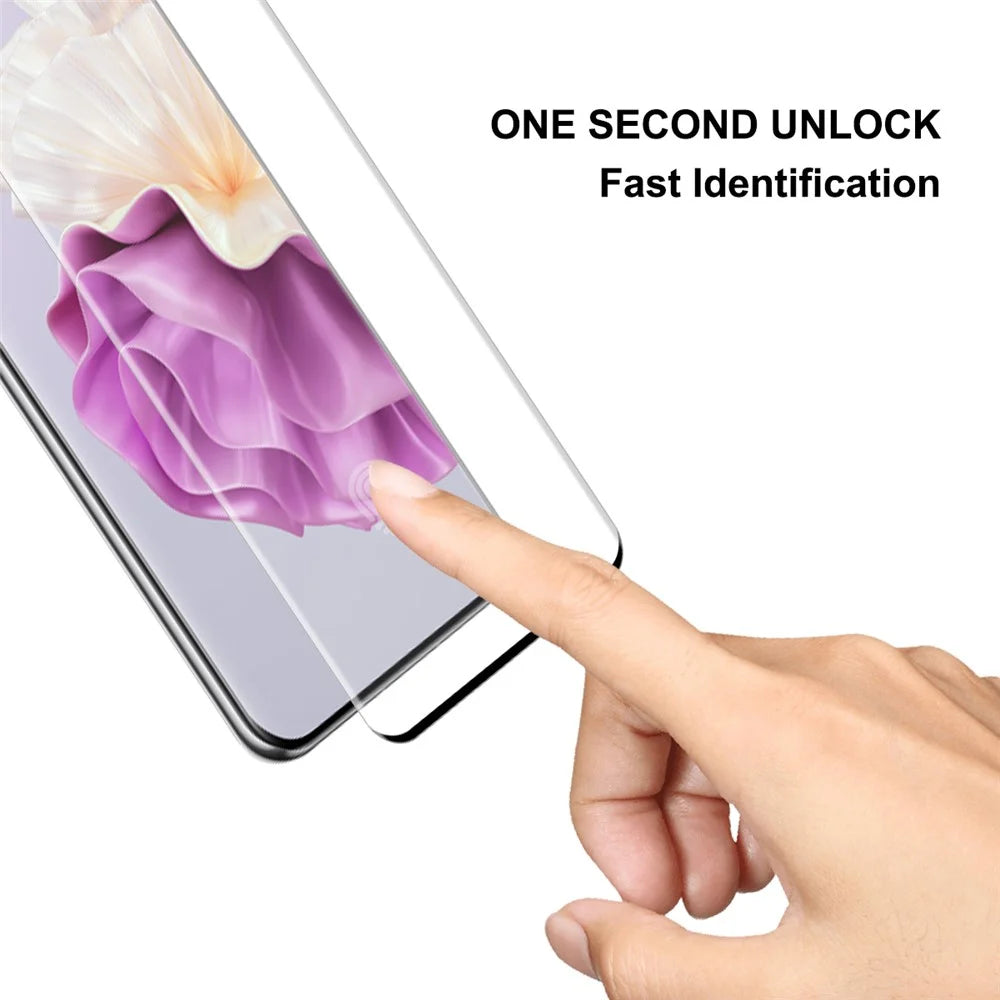 ENKAY HAT PRINCE 2PCS For Huawei P60 / P60 Pro / P60 Art Full Screen Protector Side Glue 3D Curved Tempered Glass Support Fingerprint Unlock - 3