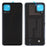 For Huawei P40 lite 4G Battery Housing with Adhesive Sticker + Camera Lens Cover - Black - 1
