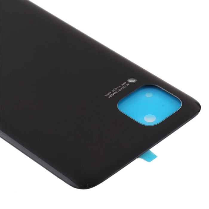 For Huawei P40 lite 4G Battery Housing with Adhesive Sticker + Camera Lens Cover - Black - 4