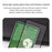AMORUS For Google Pixel 8 Silk Printing Full Glue Phone Screen Protector Tempered Glass Film - Black - 7