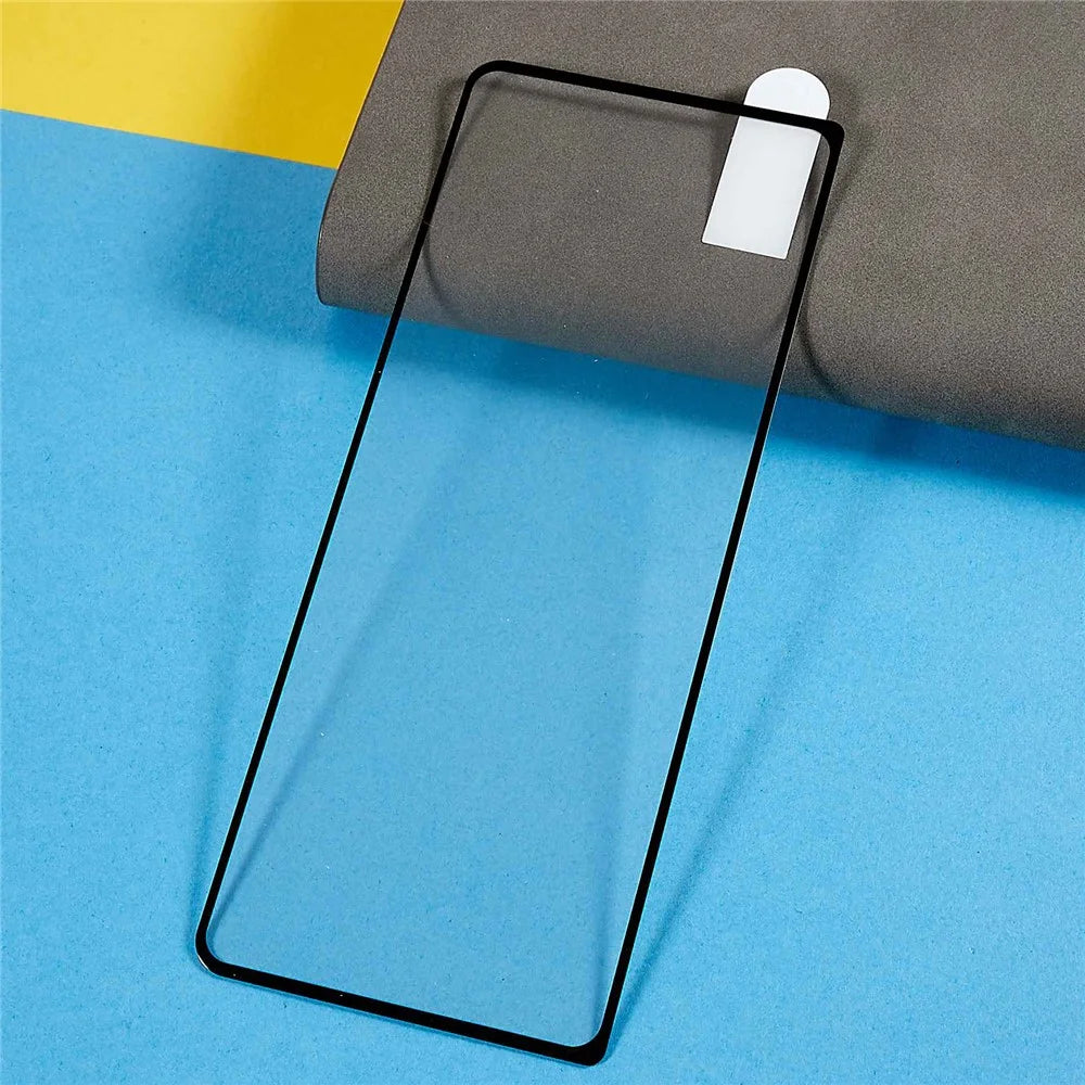 For Samsung Galaxy Z Fold5 5G / Z Fold4 5G Full Glue Outer Phone Screen Protector Tempered Glass Silk Printing Black Edge Film - 3