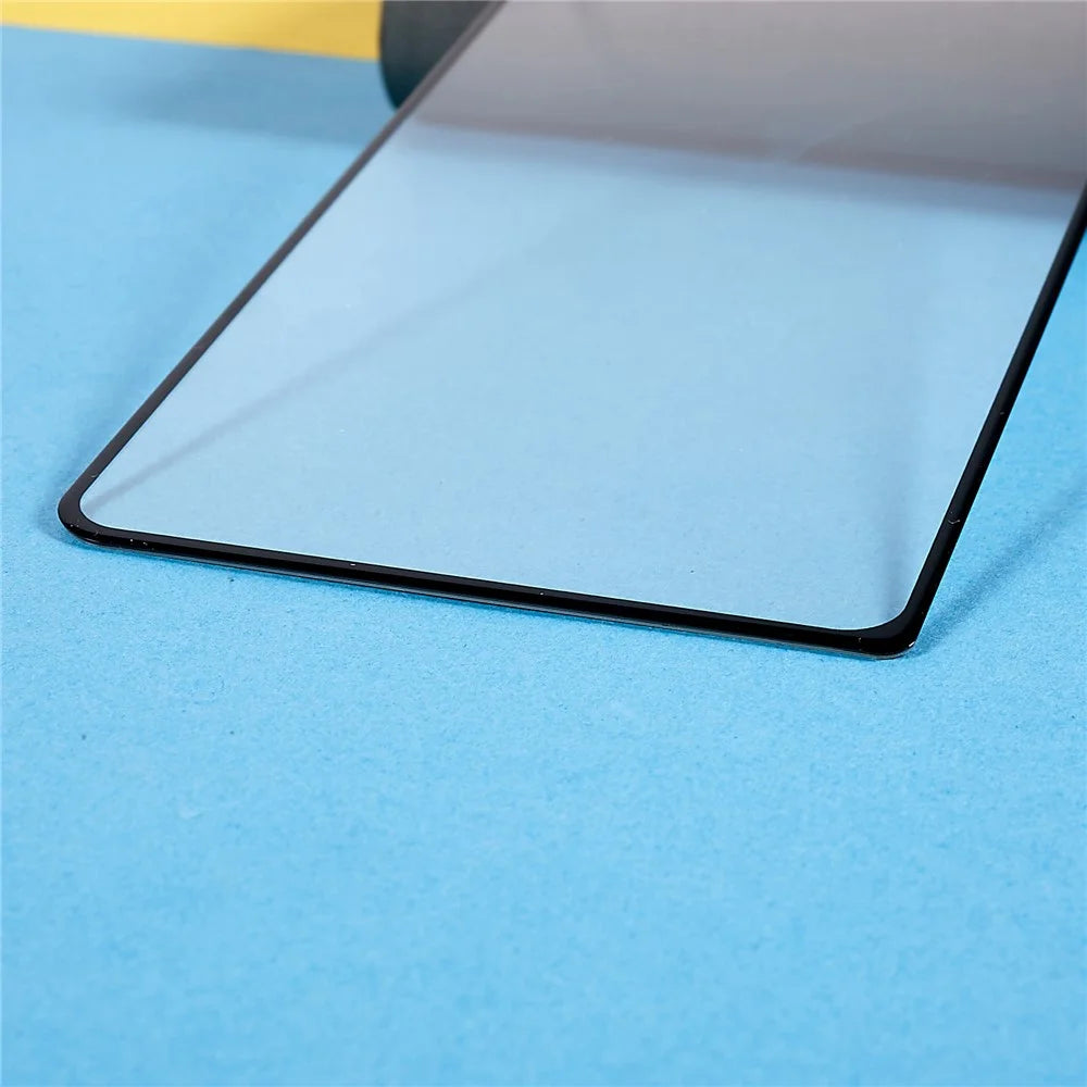 For Samsung Galaxy Z Fold5 5G / Z Fold4 5G Full Glue Outer Phone Screen Protector Tempered Glass Silk Printing Black Edge Film - 5