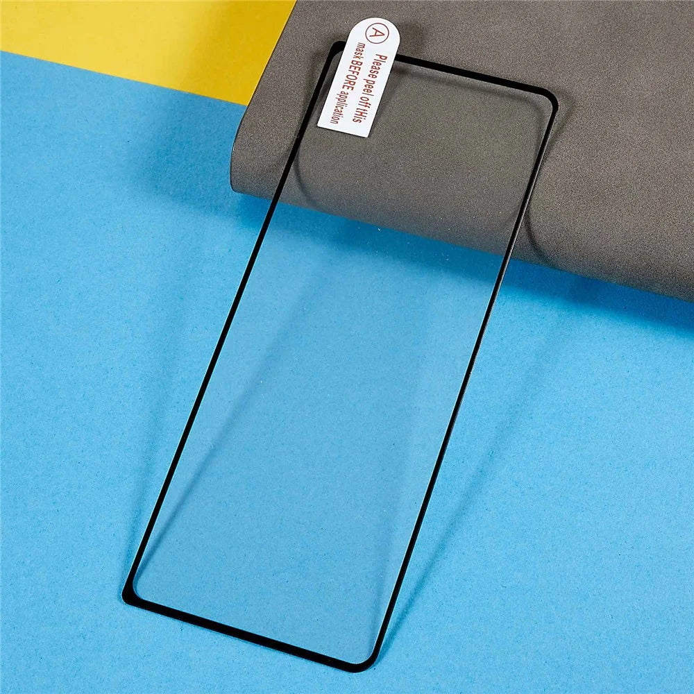 For Samsung Galaxy Z Fold5 5G / Z Fold4 5G Full Glue Outer Phone Screen Protector Tempered Glass Silk Printing Black Edge Film - 6