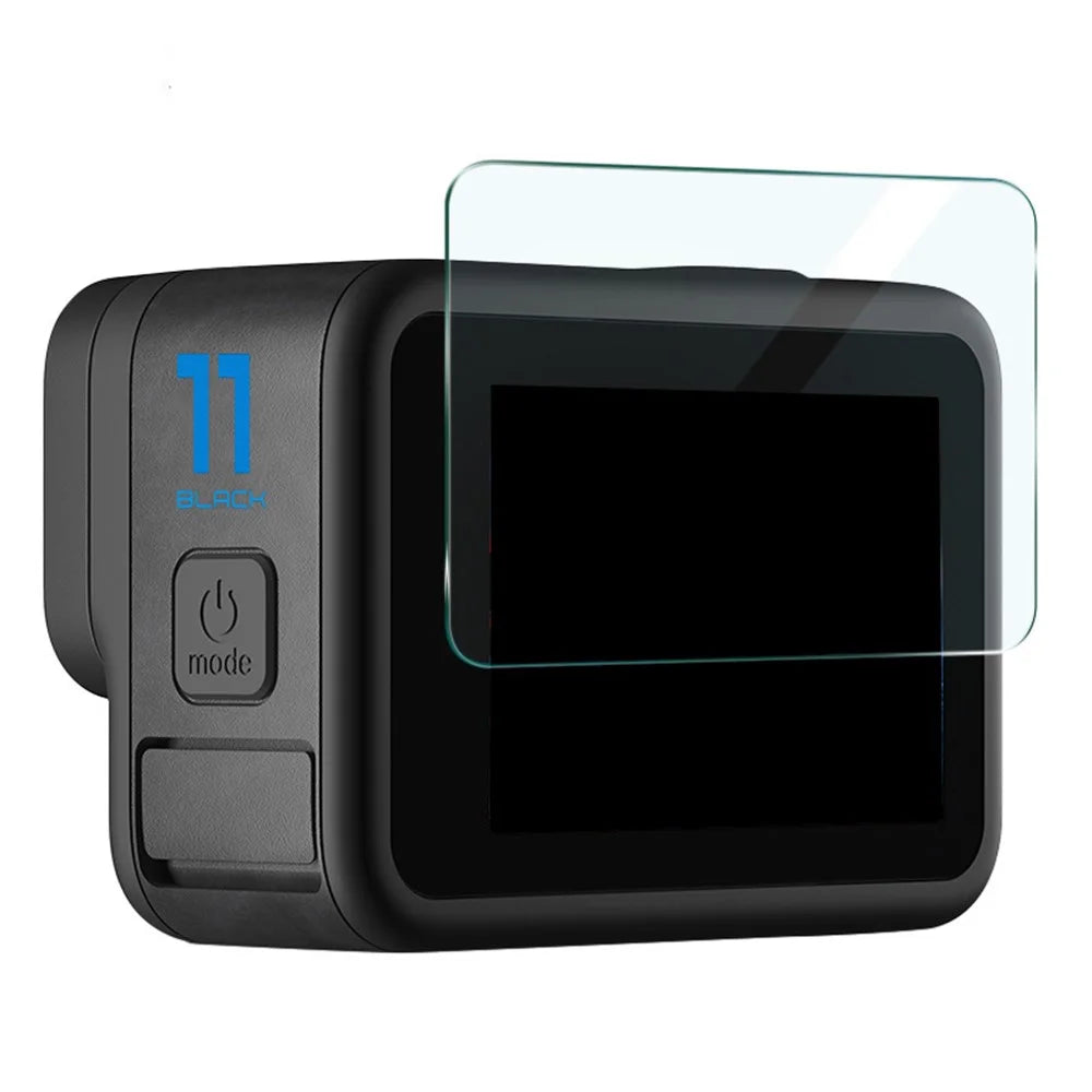 IMAK 1 Set Camera Screen Protector for GoPro Hero 11 Black , Tempered Glass Film (Front Screen+Rear Screen+Lens) - 5