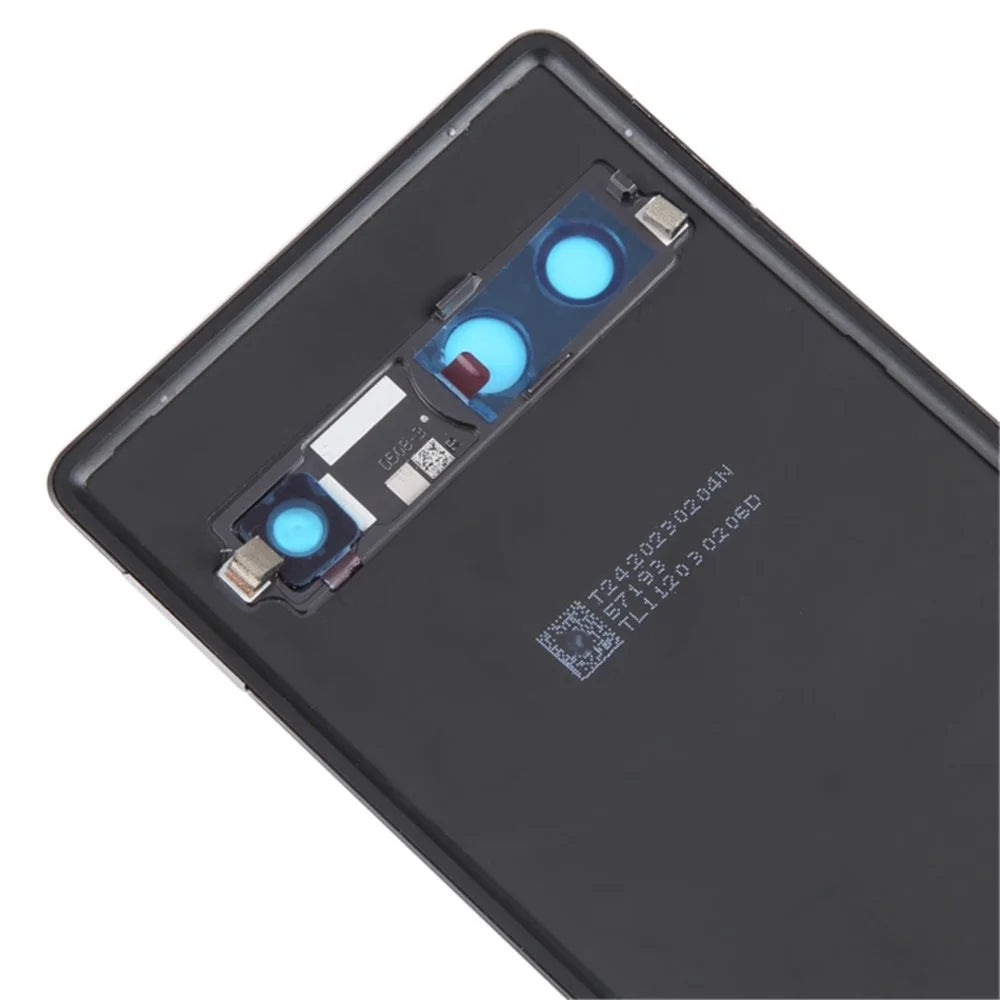 For Google Pixel 7a GWKK3 / GHL1X / G0DZQ / G82U8 OEM Battery Housing Cover Repair Part + Camera Lens Ring Cover - Black - 5
