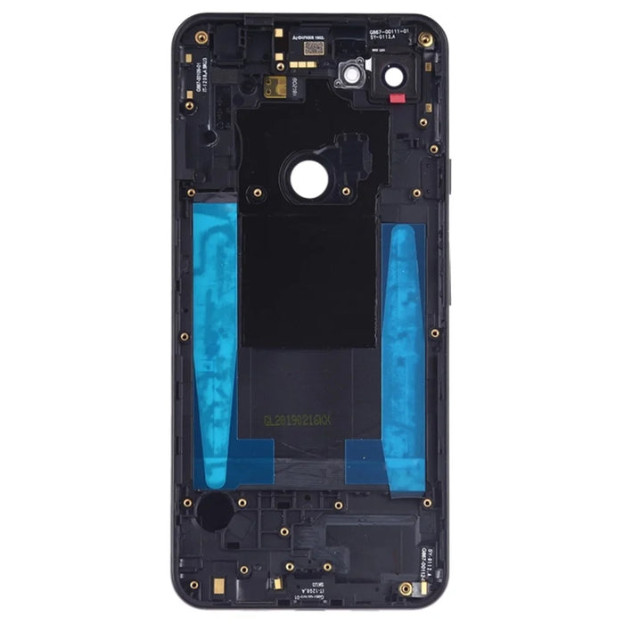 For Google Pixel 3a XL OEM Battery Door Cover Phone Replacement Part - Black - 3