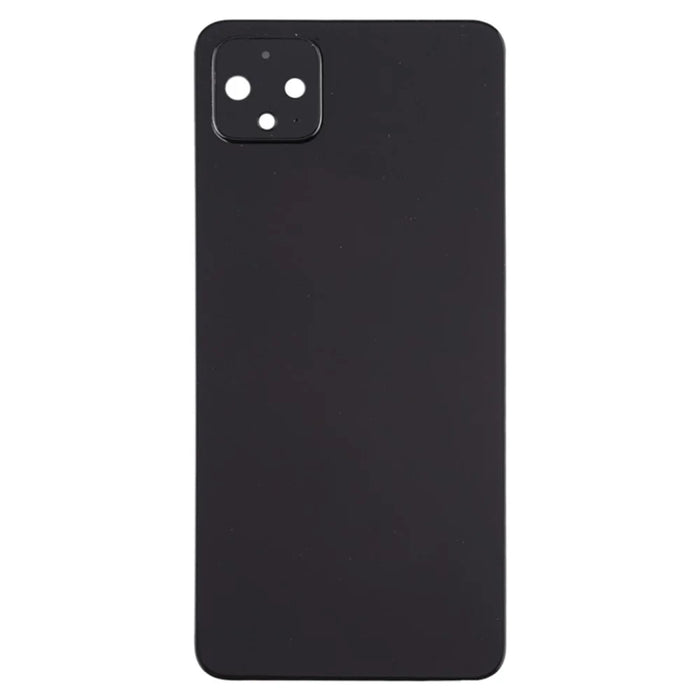 For Google Pixel 4 OEM Battery Back Cover Rear Door Housing Replacement with Camera Lens Ring Cover - Black - 2