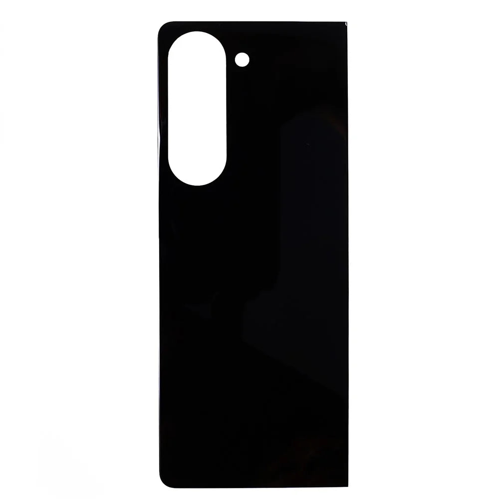 For Samsung Galaxy Z Fold5 5G Back Protector Silk Printing Full Glue Complete Cover Tempered Glass Film - Black - 2