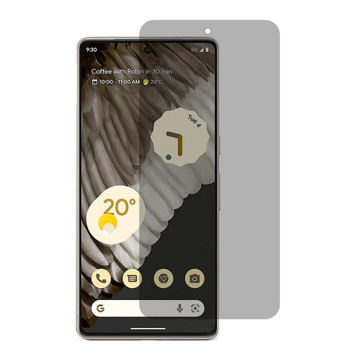 Anti-spy Tempered Glass Film for Google Pixel 8 Pro , 0.3mm Arc Edge Explosion-proof Full Screen Protector - 1
