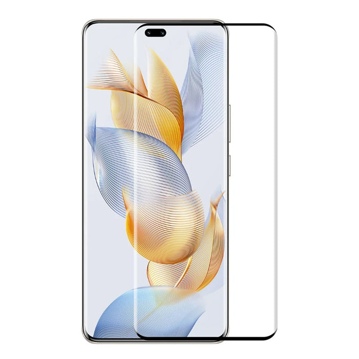 ENKAY HAT PRINCE For Honor 90 Pro 3D Curved Tempered Glass Side Glue HD Clear Full Screen Protector Support Fingerprint Unlock - 1