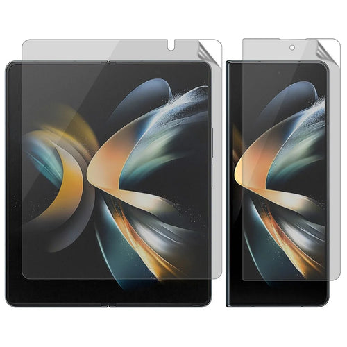 For Samsung Galaxy Z Fold4 5G Matte Privacy Film Shatterproof Front and Back Screen PET Protector - 1