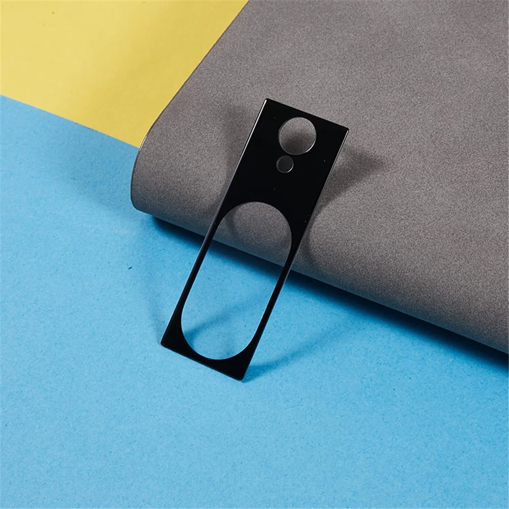 For Google Pixel 8 Anti-scratch Camera Lens Protector Silk Printing Tempered Glass Lens Film - Black - 3