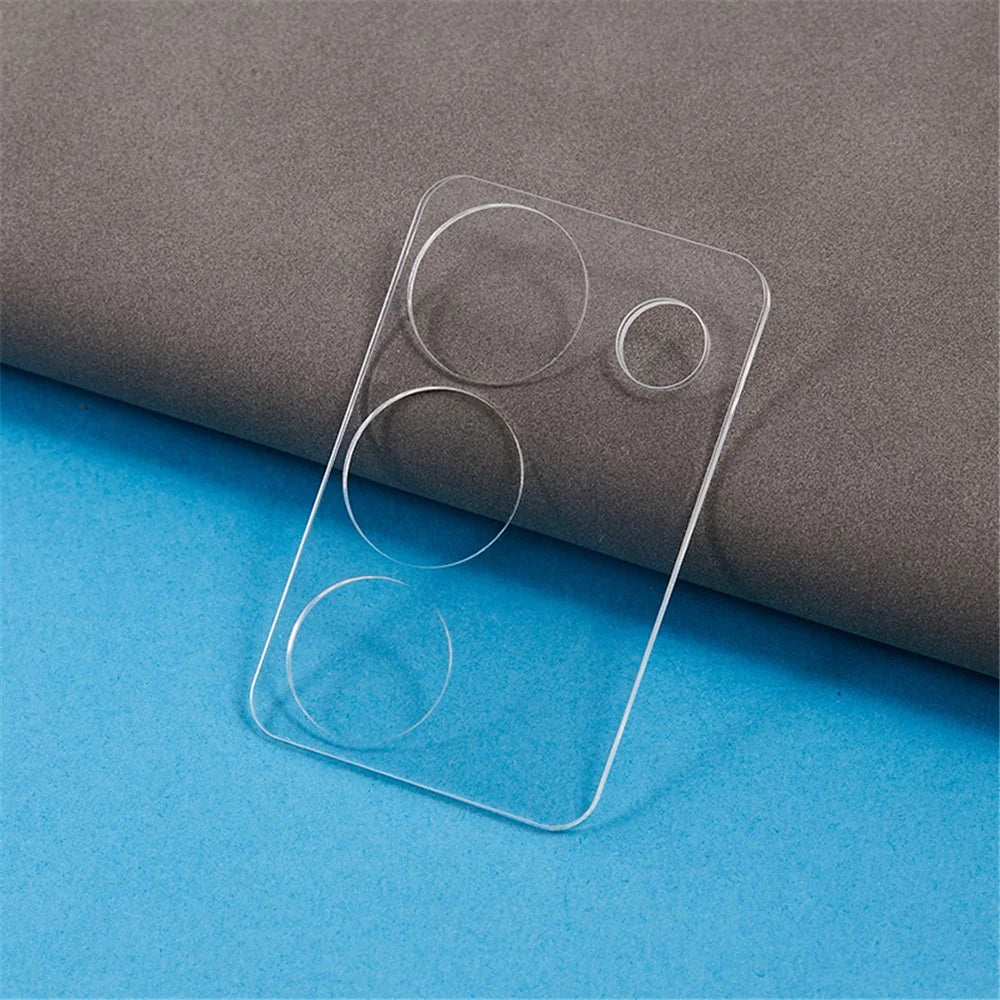2Pcs For vivo S17 5G HD Clear 3D Arc Edge Tempered Glass Camera Lens Protector Phone Rear Lens Film - 4