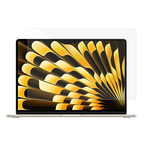 For MacBook Air 15 inch (2026) A3448 / (2025) A3241 / (2024) A311 / (2023) A2941 Screen Protector 0.3mm Arc Edge Anti-Shatter Clear Tempered Glass Tablet Film - 1