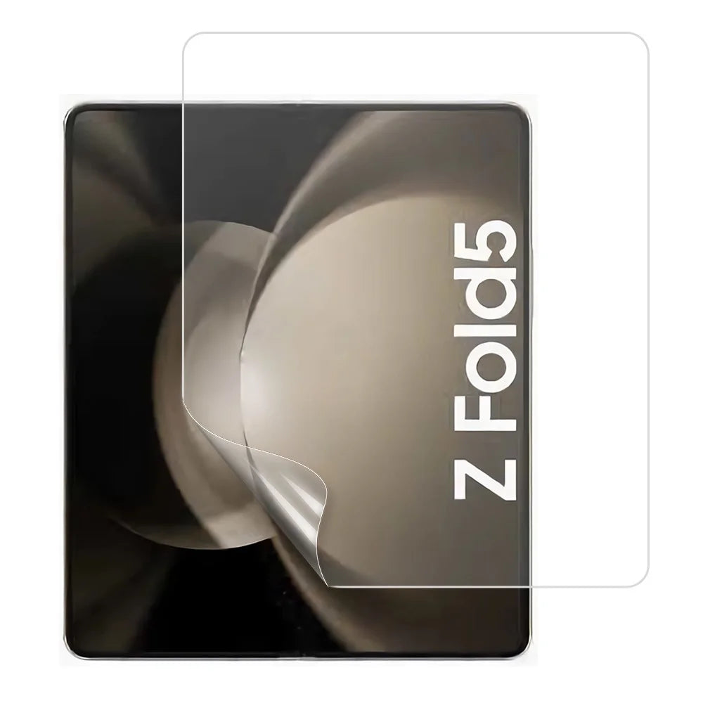 For Samsung Galaxy Z Fold5 5G Inner Screen Protector Anti-Scratch Ultra Clear Phone Hydrogel TPU Screen Film - 1