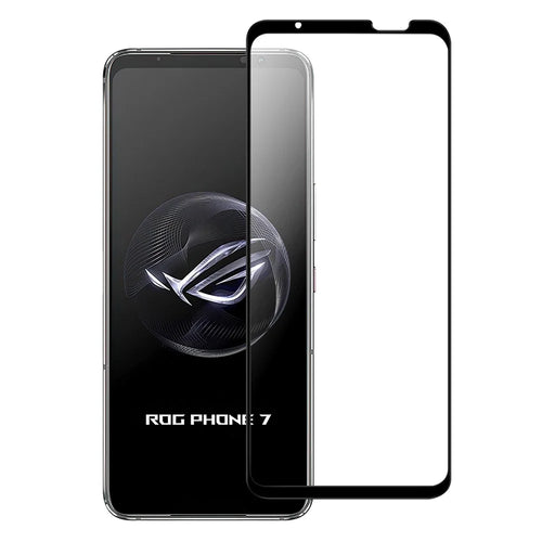 For Asus ROG Phone 7 5G Full Glue Phone Screen Protector Black Edge AGC Glass Anti-explosion Film - 1
