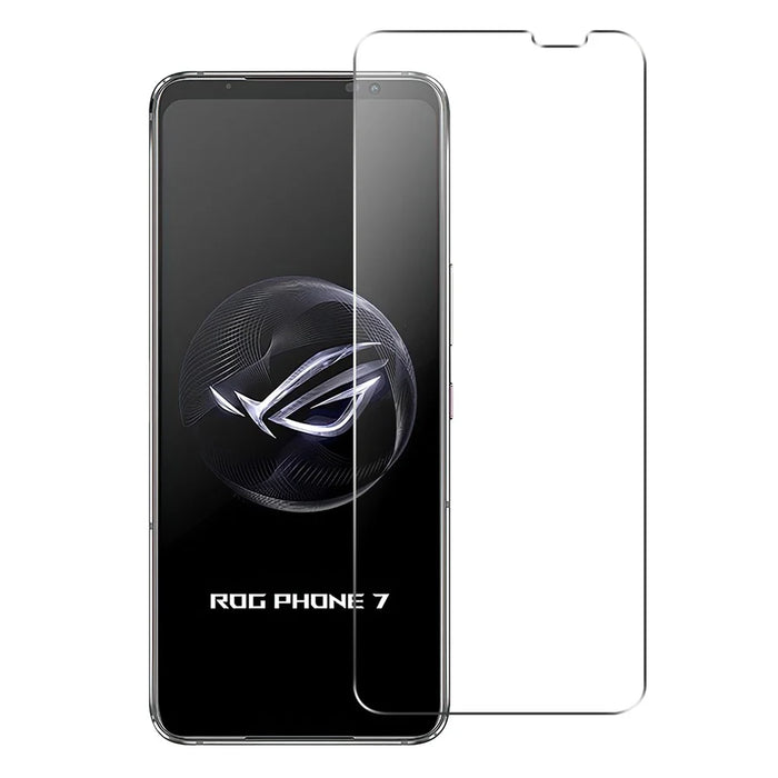 For Asus ROG Phone 7 5G Tempered Glass Screen Protector 2.5D Arc Edge HD Clear Anti-explosion Film - 1
