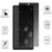 For Google Pixel 7a Anti-spy Tempered Glass Screen Protector 2.5D Arc Edge Anti-explosion Film - 2