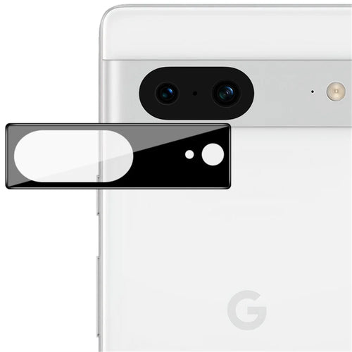 IMAK Phone Rear Lens Film for Google Pixel 8 , HD Clear Tempered Glass Camera Lens Protector (Black Version) - 1