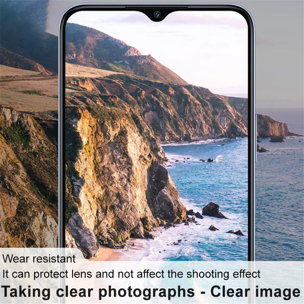 IMAK For Honor 70 Lite 5G Clear Integrated Lens Film Tempered Glass Lens Protector + Acrylic Lens Cap - 3