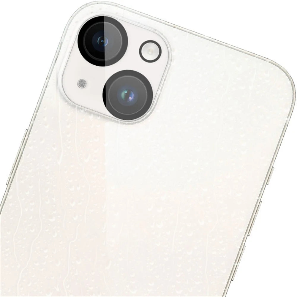 IMAK For iPhone 15 / 15 Plus Integrated Camera Lens Film Tempered Glass Lens Protector + Acrylic Lens Cap - 6