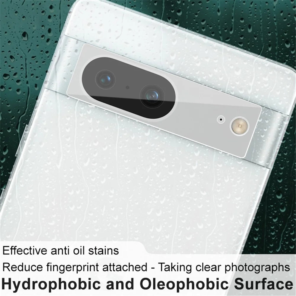 IMAK 2Pcs / Set for Google Pixel 8 Camera Lens Protector Tempered Glass HD Clear Phone Rear Lens Film - 4