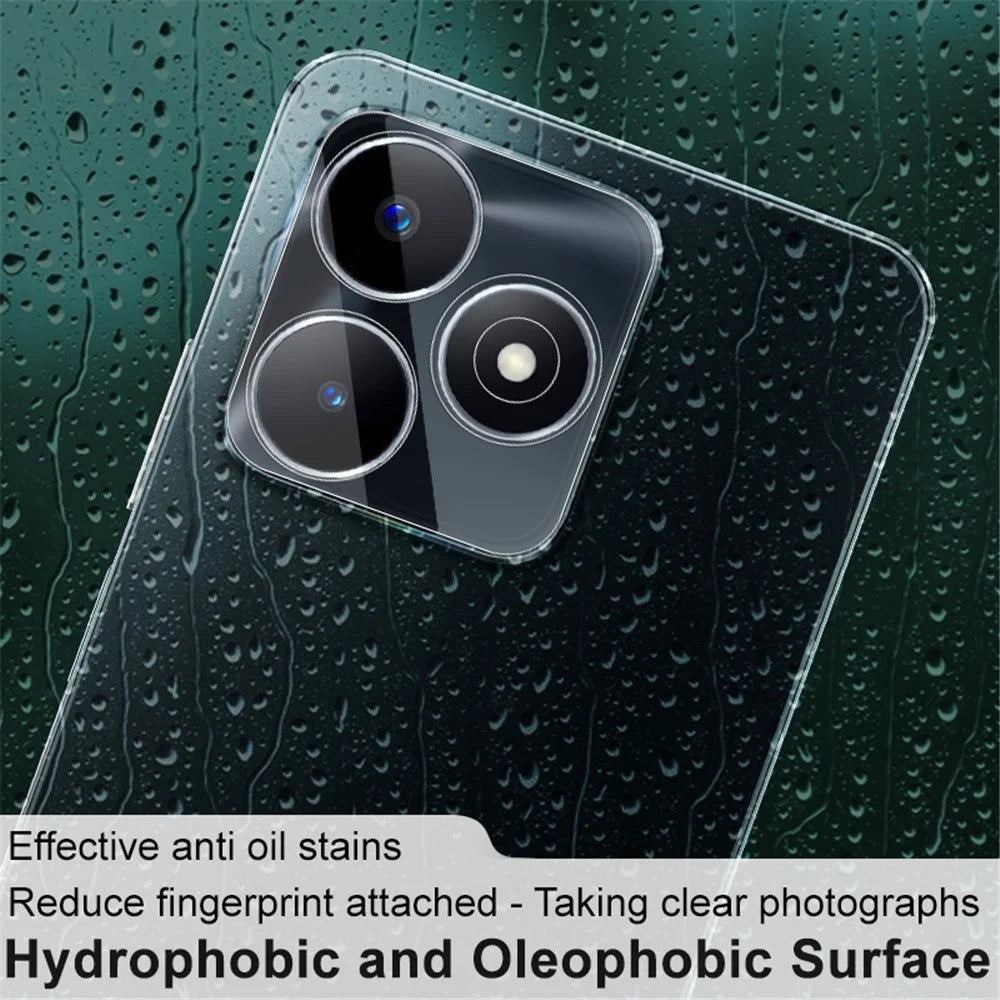 IMAK For Realme C53 (Global) Integrated Lens Film Ultra Clear Tempered Glass Lens Protector + Acrylic Lens Cap - 5