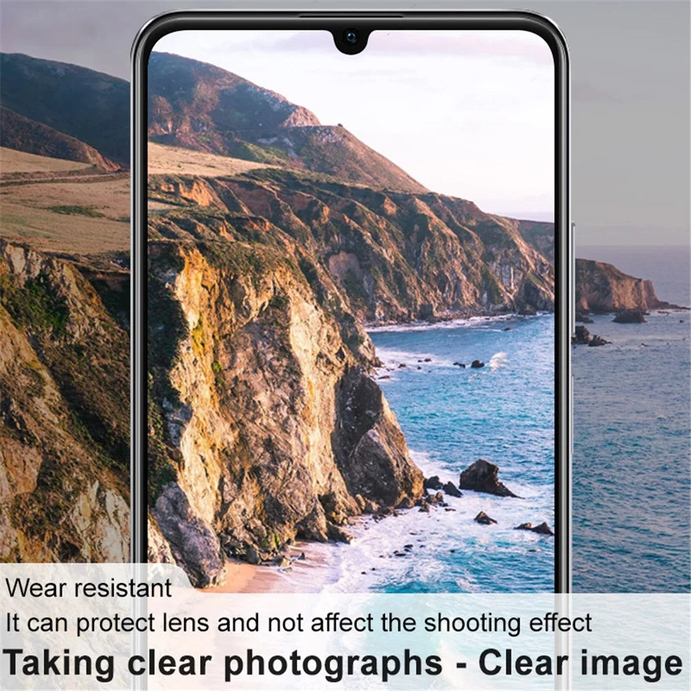 IMAK For Realme C53 (Global) Integrated Lens Film Ultra Clear Tempered Glass Lens Protector + Acrylic Lens Cap - 6