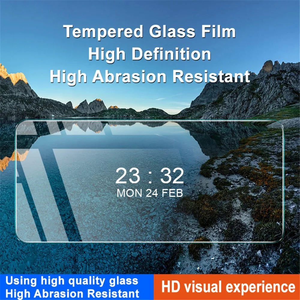 IMAK H Series Screen Protector For Google Pixel 8 , Tempered Glass Anti-scratch Clear Screen Covering Film - 3