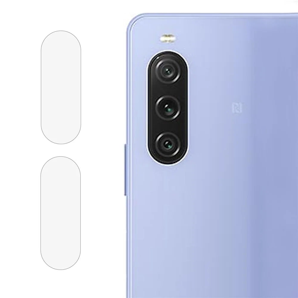 2Pcs For Sony Xperia 10 V Camera Lens Protector Tempered Glass Ultra Clear 2.5D Arc Edge Phone Lens Film - 1