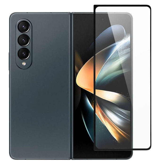 For Samsung Galaxy Z Fold5 5G Full Glue Phone Full Screen Protector Silk Printing Tempered Glass Film - 1